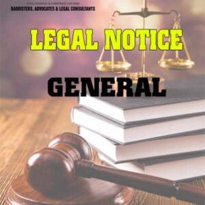 Legal Notice General